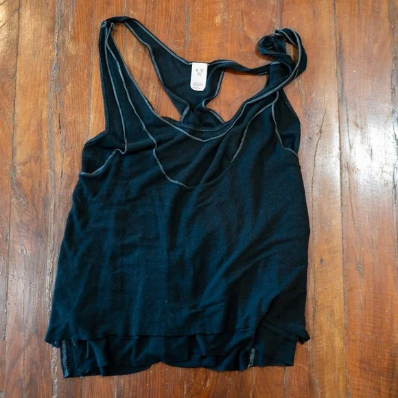 Free People Black Tank Top - Picture 2 of 8